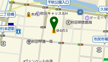 秋田畑の地図画像