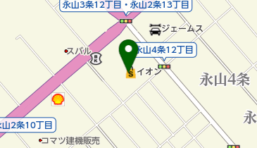 ポカラダイニング  永山店の地図画像