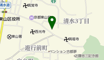 京都清水寺 ちぎりやの地図画像