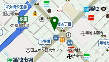 築地銀だこ 築地本店の地図画像