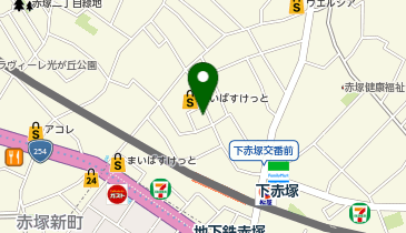 にしだ場 下赤塚北口店の地図画像