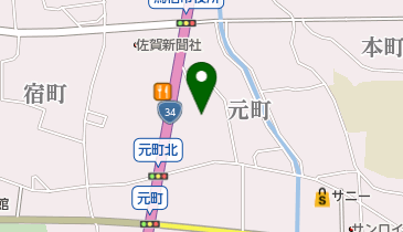 うふふカフェ 鳥栖元町店の地図画像