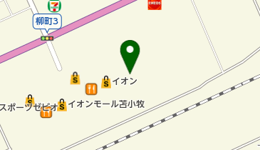 小樽なると屋 イオン苫小牧店の地図画像