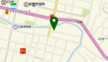 居酒屋夜行虎の地図画像