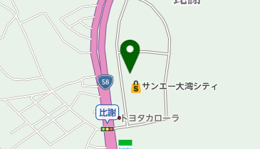 和風亭 大湾シティ店の地図画像