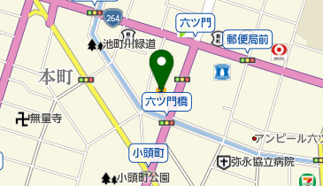 NEPAL CURRY SAKURA くるめりあ六ツ門店の地図画像