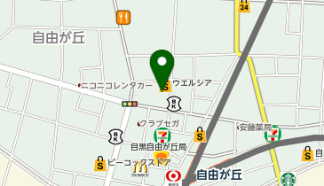 パンとエスプレッソと自由形の地図画像