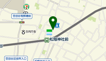 松陰鶴水の地図画像