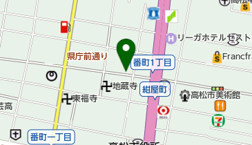 自由席の地図画像