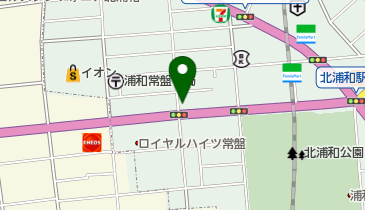 パラダイスロードの地図画像