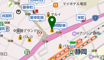 松坂屋静岡店 駿河の国 燦々処の地図画像