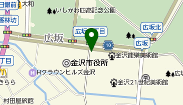 金澤ななほしカレーの地図画像