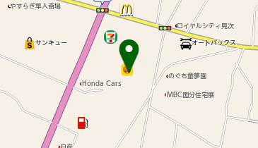 鹿児島ラーメン 我流風 イオン隼人国分店の地図画像