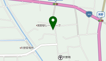 レールパーク カフェ くろのの地図画像