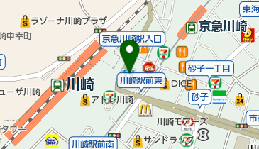 喫茶室ルノアール 川崎東口駅前店の地図画像