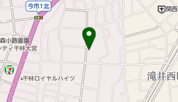 家庭料理 元の地図画像