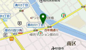 焼とり こば 百年橋通り店の地図画像