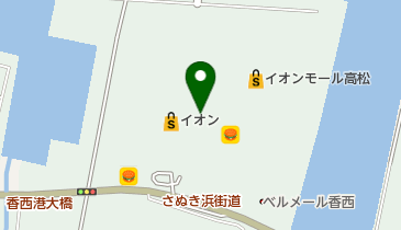 風神雷神 (イオンモール高松店)の地図画像