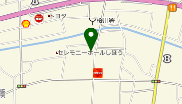 来々軒の地図画像