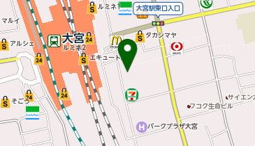 ろばた焼 北海の地図画像