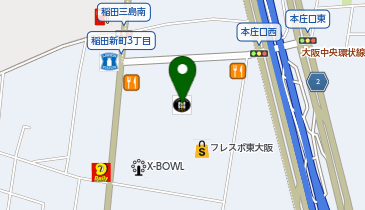 お好み焼き・鉄板焼き きん太 東大阪フレスポ店の地図画像