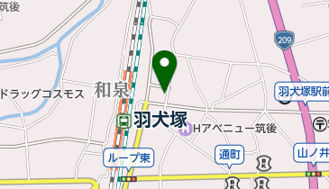 BOOKS&CAFE HAINUZUKA TABLEの地図画像