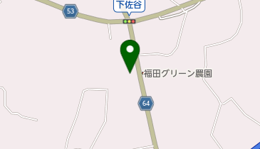 福田グリーン農園の地図画像