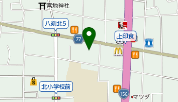 韓丼岐南店の地図画像