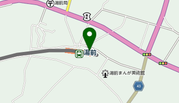 ユノカフェの地図画像