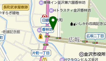 両国茶屋 香林坊大和店の地図画像