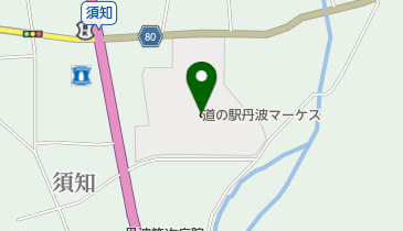 どんぶりの都屋 道の駅丹波マーケスの地図画像