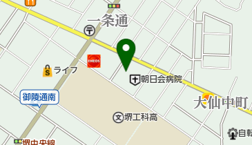 お好み焼き 鉄板焼き悠由の地図画像