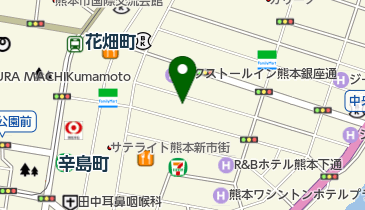 馬刺し・刺身食べ放題 藤ノ屋 熊本下通店の地図画像