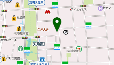 大銀杏 栄店の地図画像