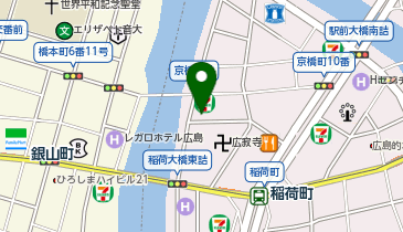 鉄板料理かめだの地図画像