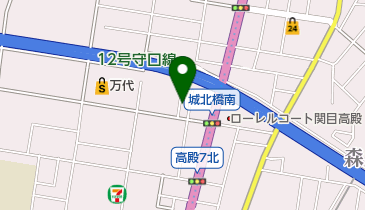 コーヒー ビーンズ ウィンクルの地図画像