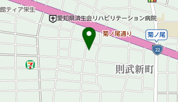 天津飯店の地図画像