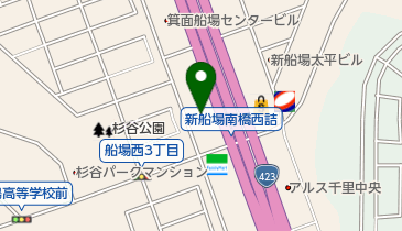 情熱食堂 千里店の地図画像