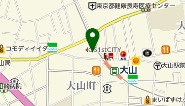 てのひら餃子 RA KU YU 大山支店の地図画像