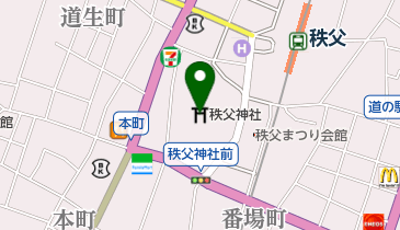 喫茶 柞の地図画像