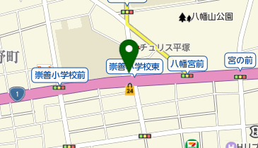 矢口家 (平塚店)の地図画像