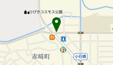 田舎うどん 赤崎店の地図画像