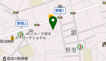 喫茶ヒビの地図画像