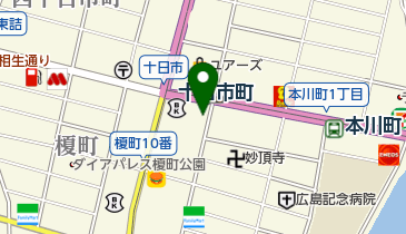 十日市茶房の地図画像