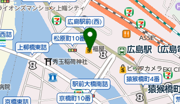 カフェコムサ 広島福屋駅前店の地図画像