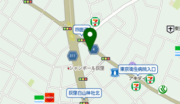 ブラッセリー ソノリテ 荻窪の地図画像
