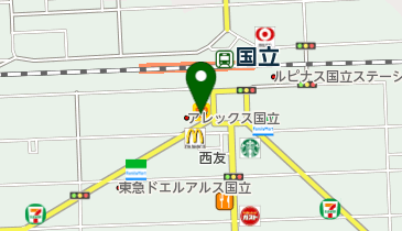 星乃珈琲店 国立駅前店の地図画像