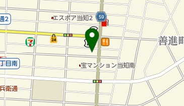 お好み焼き 甚兵衛の地図画像