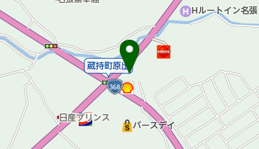 炭火焼肉 伊賀よしの地図画像