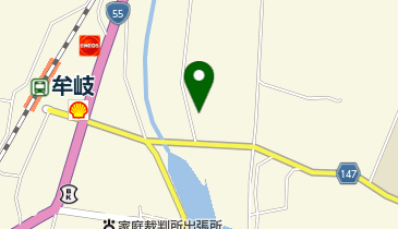 ふらんす風料理フルールの地図画像